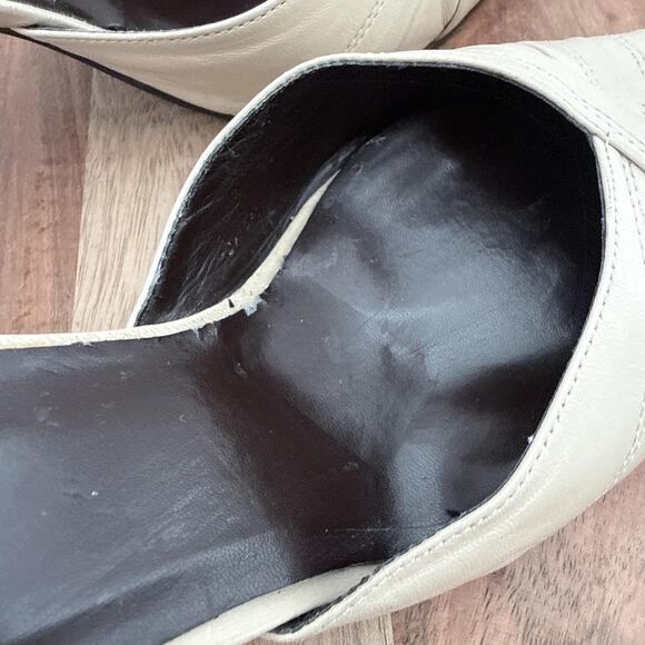 ALDO Shoes Womens Size 38 Beige d'Orsay Pointed Toe Stiletto Heel Pumps Dress - Picture 10 of 14